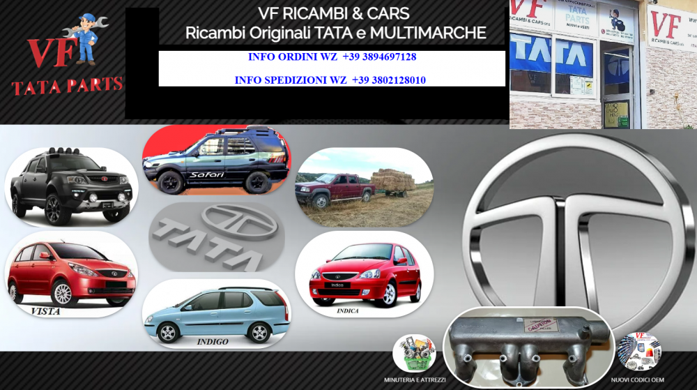 VF RICAMBI & CARS - ORIGINAL TATA PARTS e MULTIMARCHE - VF RICAMBI  &  CARS TATA PARTS