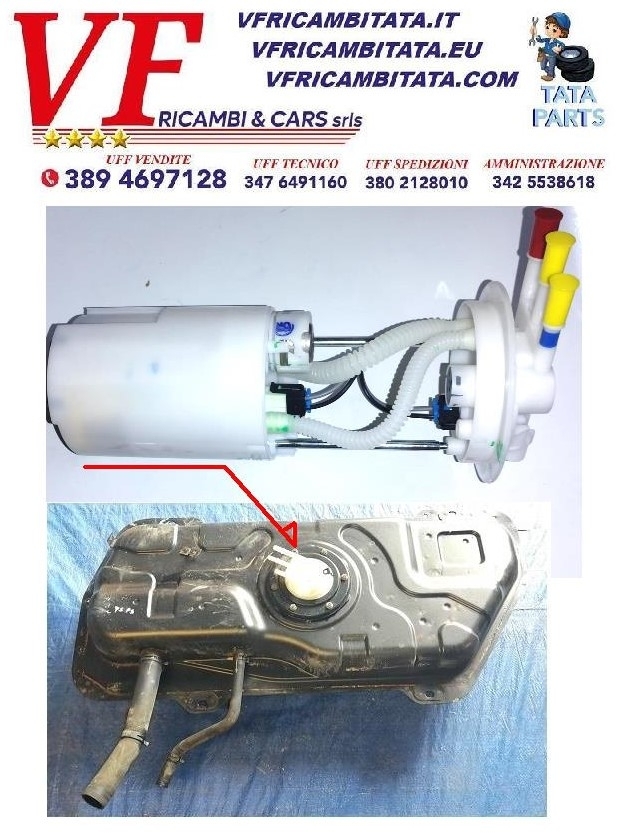 TATA VISTA : SERBATOIO CARBURANTE - POMPA CARBURANTE- COD-AH0020-REV