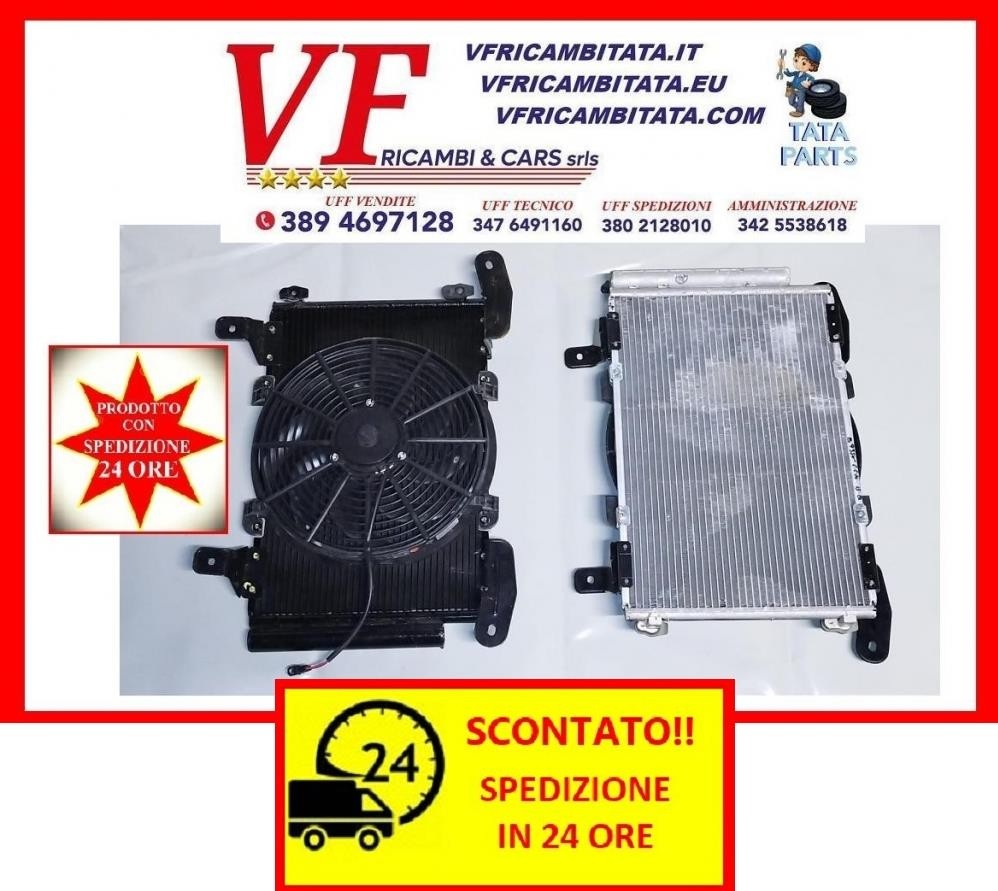 SAFARI - TELCOLINE - XENON : RADIATORE A/C - COD-H0070-BERTPED3 - RICAMBIO IN OFFERTA CON SPEDIZIONE IN 24 ORE