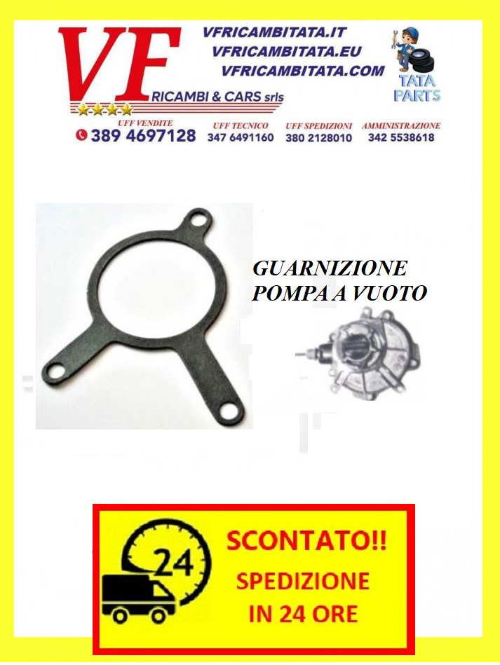 SAFARI - TELCOLINE - XENON : POMPA DEL VUOTO - GUARNIZIONE - COD-A0078-9C-TRV23-RICAMBIO IN OFFERTA CON SPEDIZIONE IN 24 ORE