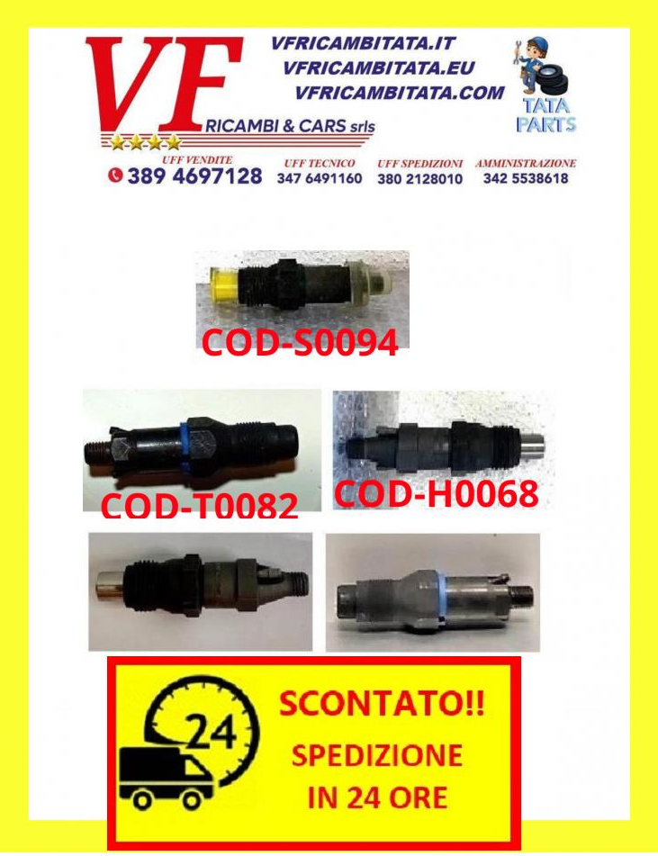 SAFARI - TELCOLINE - XENON : INIETTORE DELPHI LUCAS MICO BOSCH 2.0 TD - COD-T0082-50B-TRV108 - RICAMBIO IN OFFERTA CON SPEDIZIONE IN 24 ORE