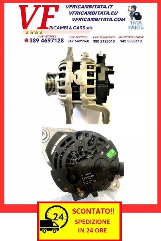 SAFARI - TELCOLINE - XENON : ALTERNATORE 2.2 - 3.0 DICOR - COD-S0100-50C-D - RICAMBIO IN OFFERTA CON SPEDIZIONE IN 24 ORE (PER IL NUOVO)